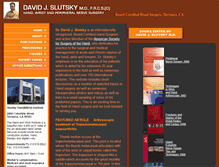 Tablet Screenshot of drdavidslutsky.com